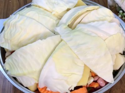 Жаркое в казане в собственном соку: ни капли воды