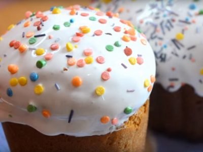 Желатиновая глазурь для куличей