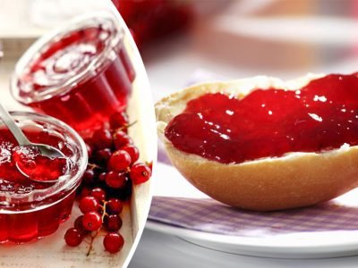 Желе из красной смородины