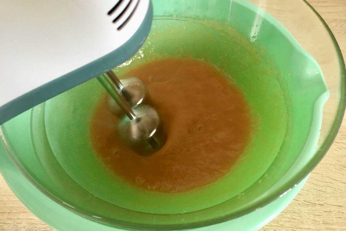 взбитое фруктовое пюре