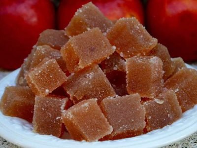 Желейные конфеты из фруктового пюре