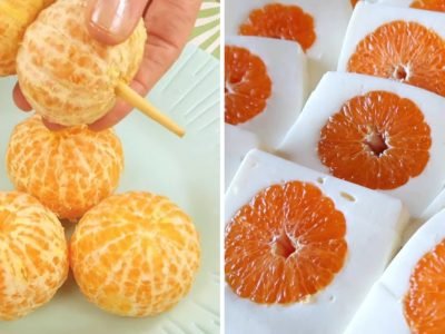 Желейный десерт из сметаны в упаковке из-под кефира