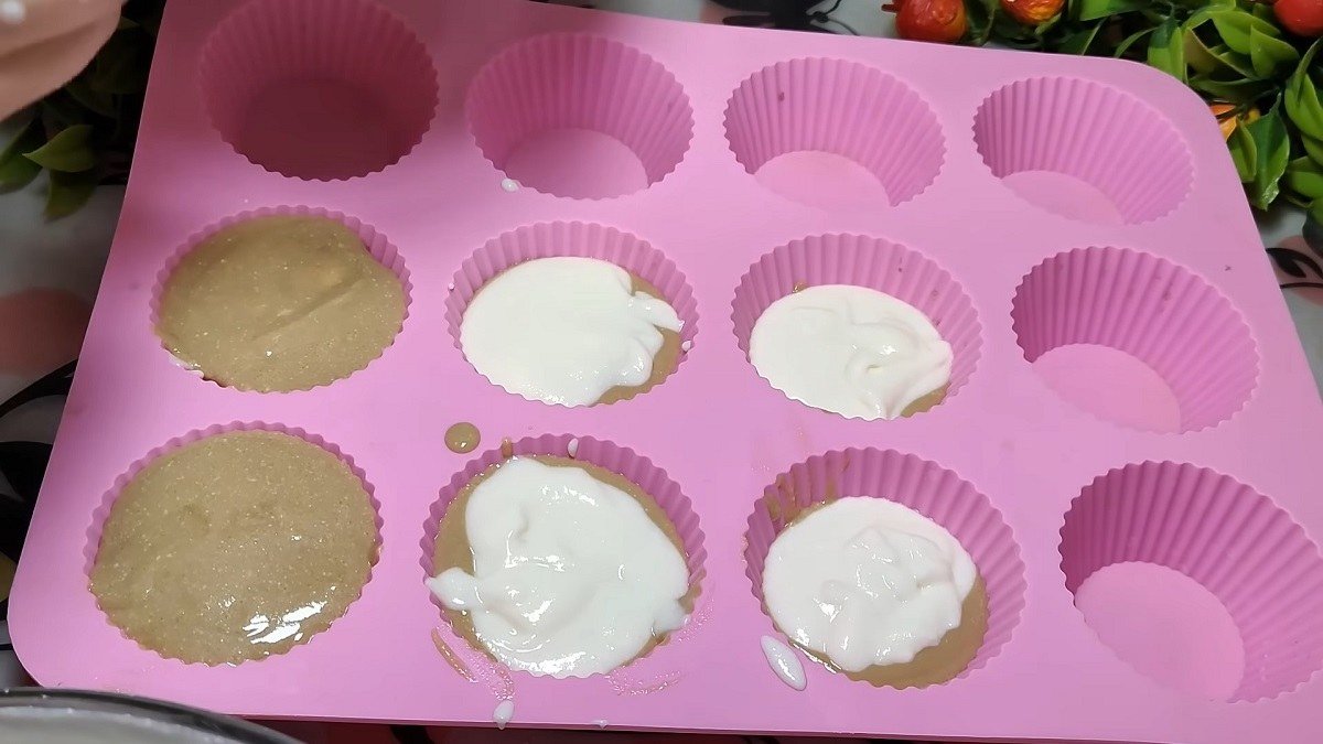 десерт в формочках