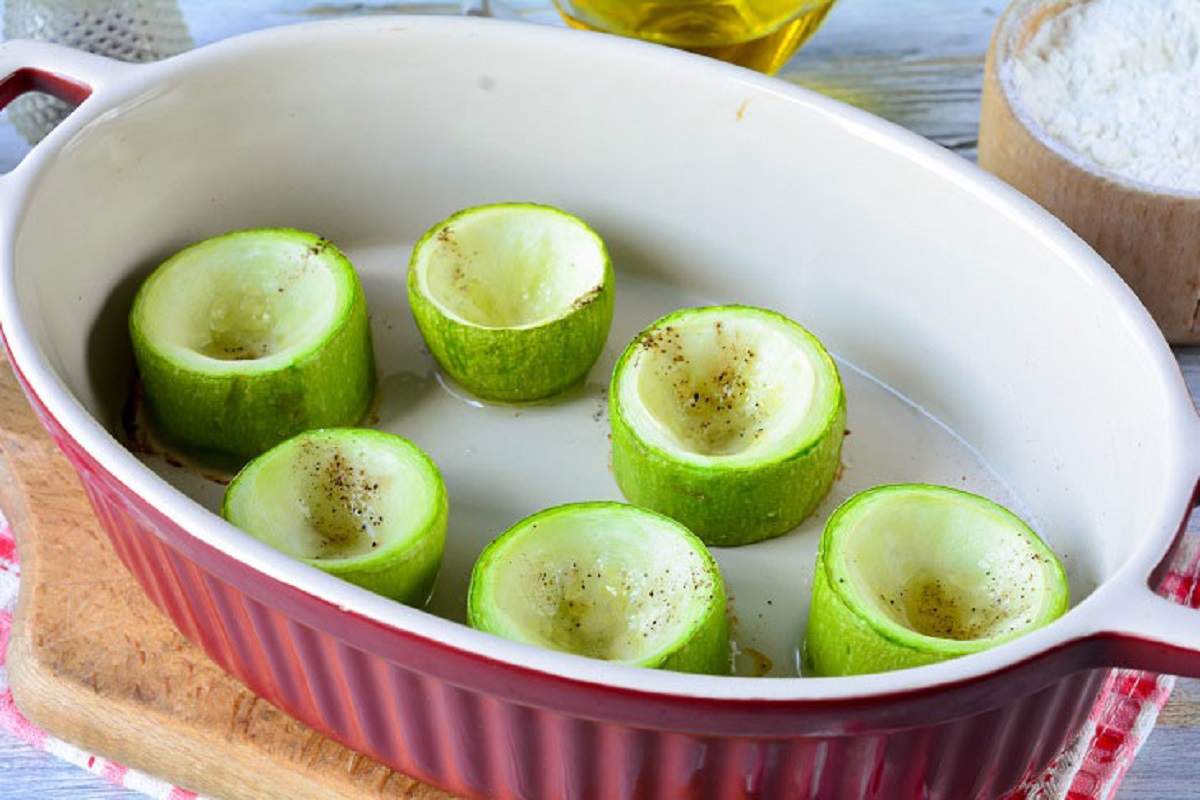 кабачки в форме