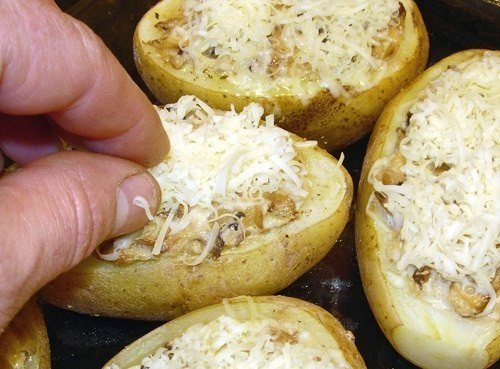 как приготовить жюльен в картошке