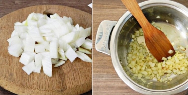 Зимний суп, этапы приготовления