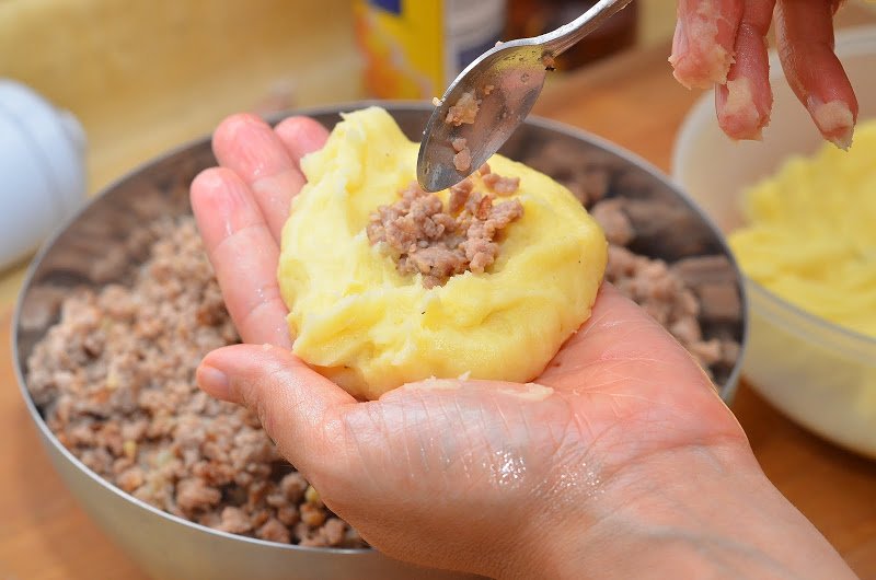 зразы с мясом